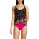 Women's V-Neck Tulip Hem Tankini Swimsuit Top, Front