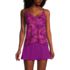 Women's V-Neck Tulip Hem Tankini Swimsuit Top, Front