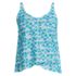 Women's D-Cup Chlorine Resistant Tulip Hem Tankini Swimsuit Top , Front