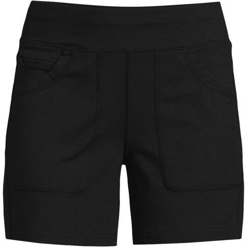 Plus Size Yoga Shorts with Pockets