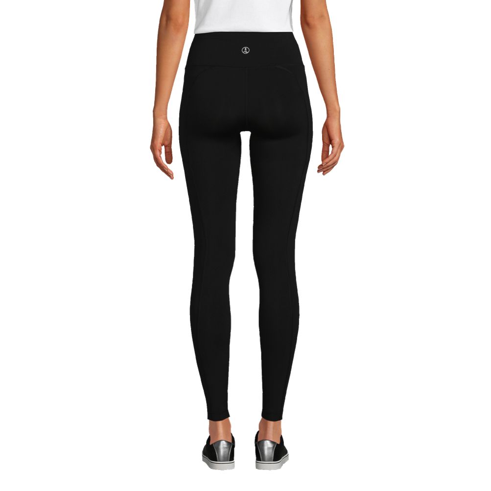 Lands' End Women's Tall Active Crop Yoga Pants, Black, X-Small Petite :  : Clothing, Shoes & Accessories