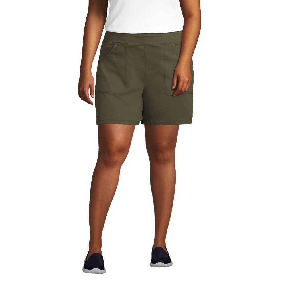 Women's Plus Size Active 5 Pocket Shorts