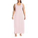 Women's Plus Size Sleeveless Cooling Long Nightgown, Front