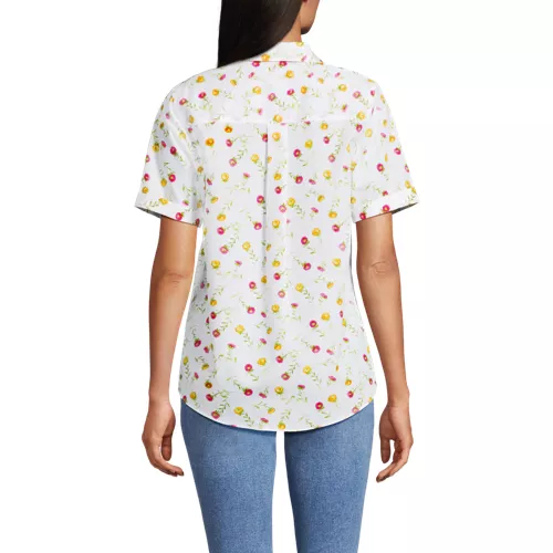 Women's Wrinkle Free No Iron Shirt, Back