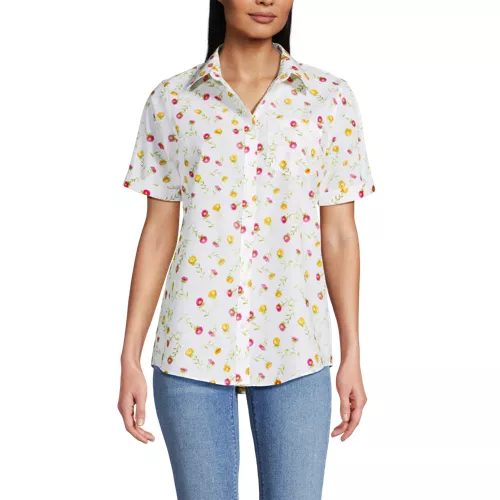 Women's Wrinkle Free No Iron Shirt, Front