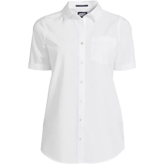 Women's Plus Size Wrinkle Free No Iron Shirt - primary