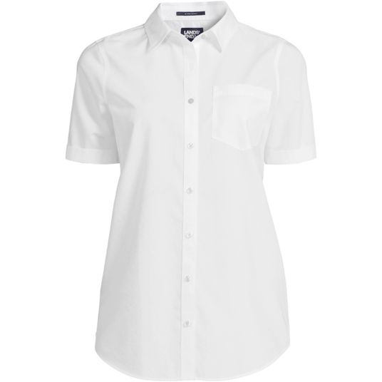 White Blouses for Plus Size | Lands' End