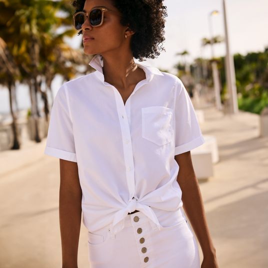 White Blouses Women, Dressy White Blouses | Lands' End