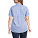 Women's Plus Size Wrinkle Free No Iron Short Sleeve Shirt, Back