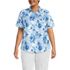 Women's Plus Size Wrinkle Free No Iron Shirt, Front