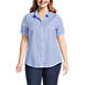 Women's Plus Size Wrinkle Free No Iron Short Sleeve Shirt, Front