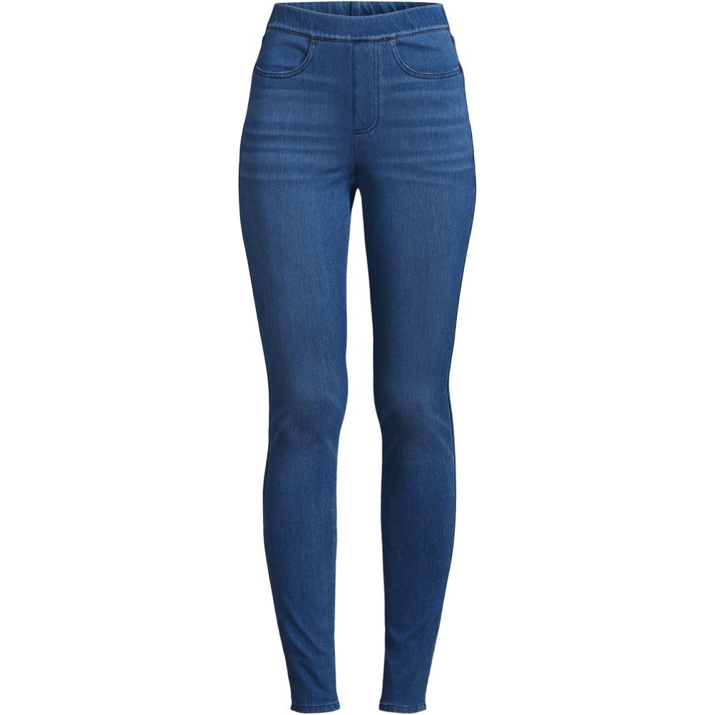 Girls Iron Knee Denim Jeggings