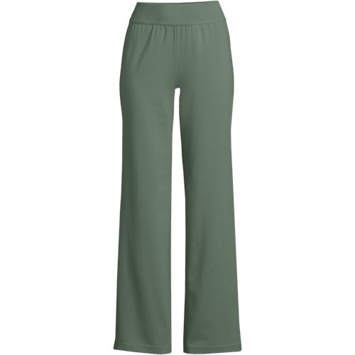 Green Wide-leg Pants for Women