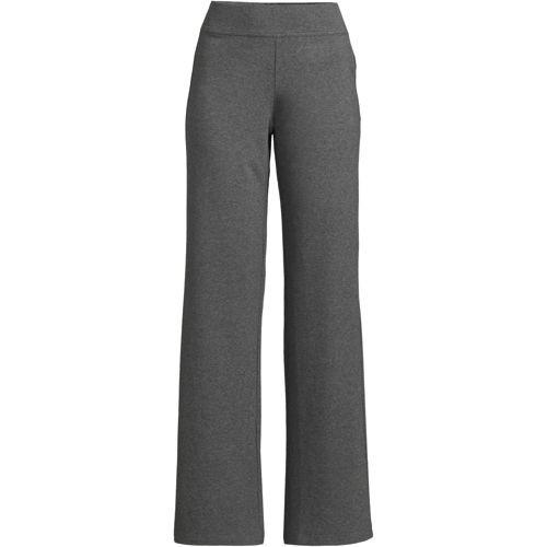  Lands' End Starfish Jersey-freizeithose Mit Weitem Bein, Damen, Größe:36-38 Regular, Grau, Baumwoll-mischung, By Lands' End 