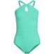 Women's Chlorine Resistant High Neck Multi Way One Piece Swimsuit, Front