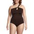 Women's Plus Size Chlorine Resistant High Neck Multi Way One Piece Swimsuit, alternative image