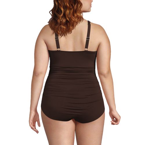 Women's Chlorine Resistant High Neck Multi Way One Piece Swimsuit