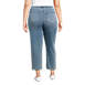 Women's Plus Size Starfish High Rise Pull On Knit Denim Straight Crop Jeans, Back