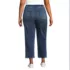 Women's Plus Size Starfish High Rise Knit Denim Straight Crop Jeans, Back
