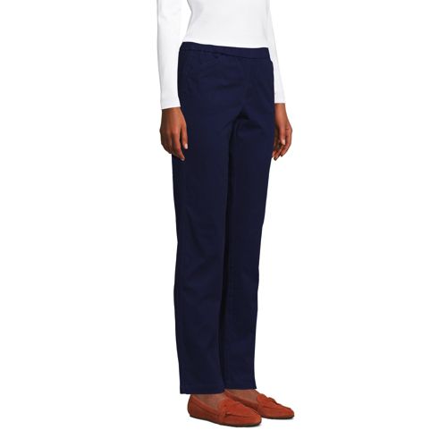 Knöchellange Straight Fit Schlupf-Chinos für Damen image number 2