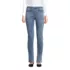 Women's Starfish High Rise Knit Denim Straight Jeans, Front