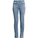 Women's Plus Size Starfish Mid Rise Pull On Knit Denim Straight Jeans, Front
