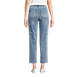Women's Starfish High Rise Pull On Knit Denim Straight Crop Jeans, Back