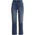 Women's Plus Size Starfish High Rise Knit Denim Straight Crop Jeans, Front