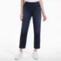 Women's Starfish High Rise Knit Denim Straight Crop Jeans, Front