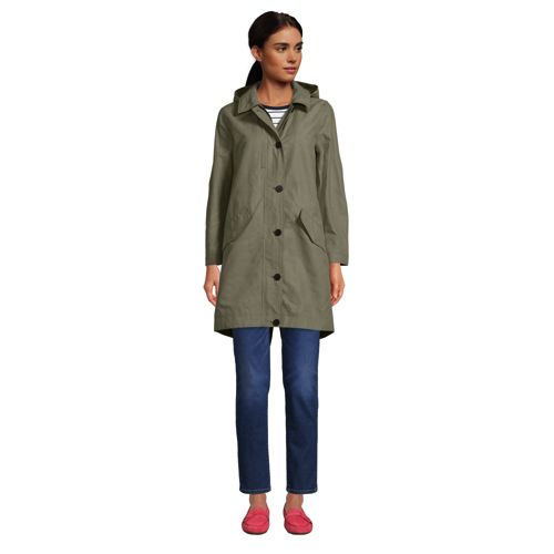 Archeologisch interval In zicht Women's Waxed Cotton Trench Coat | Lands' End