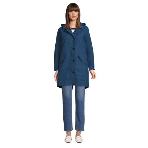 Cotton lined outlet raincoat