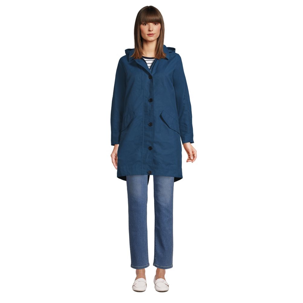 Waxed cotton trench on sale coat