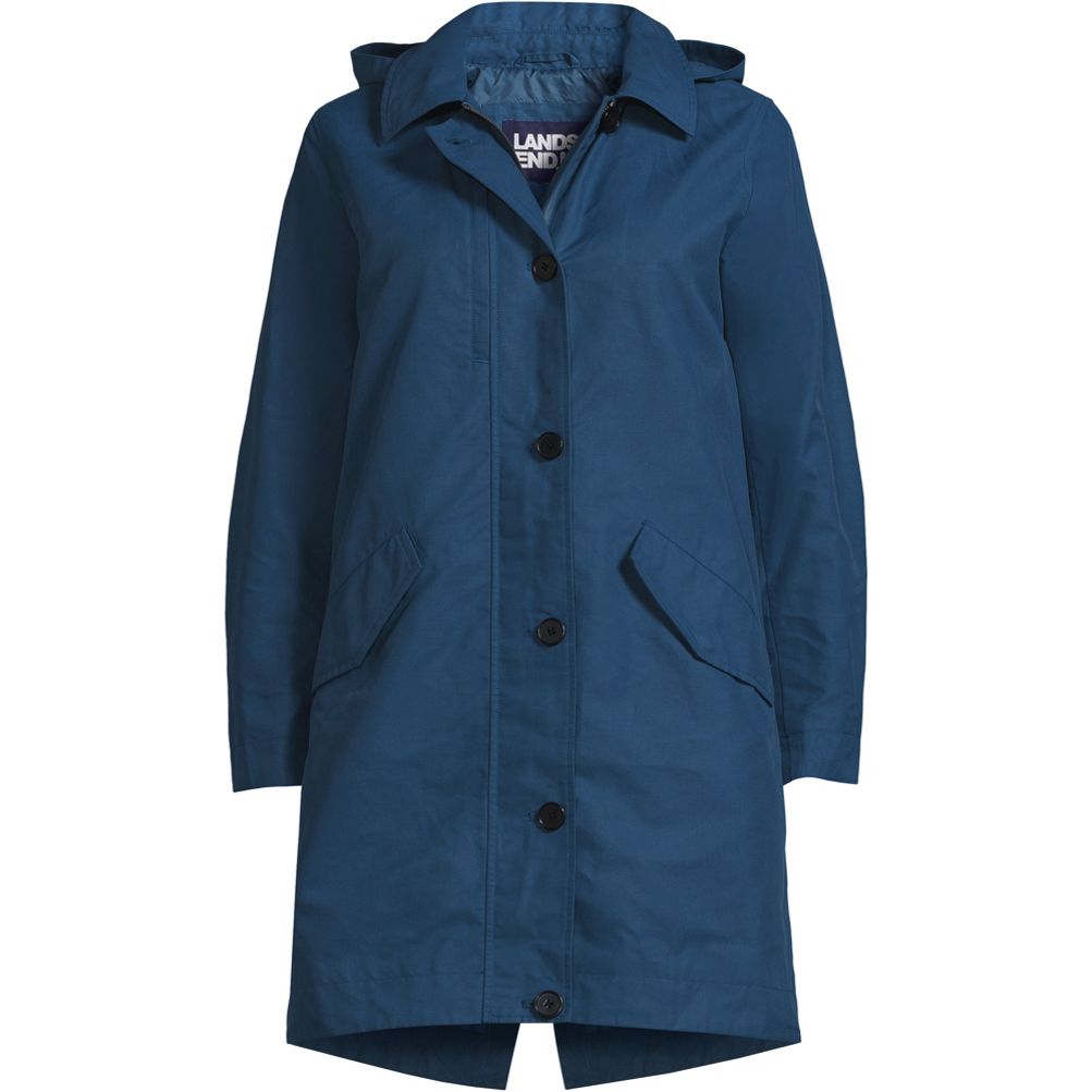 Lands end trench outlet coat womens