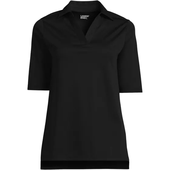 Women's Performance Elbow Sleeve Pique Polo - primary
