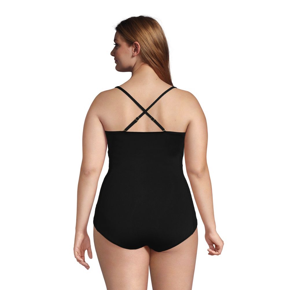 Lands end clearance plus size swimsuits