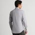 Men's Tailored Fit No Iron Pattern Supima Cotton Pinpoint Buttondown Collar Dress Shirt, Back