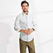 Men's Tailored Fit No Iron Pattern Supima Cotton Oxford Dress Shirt, alternative image