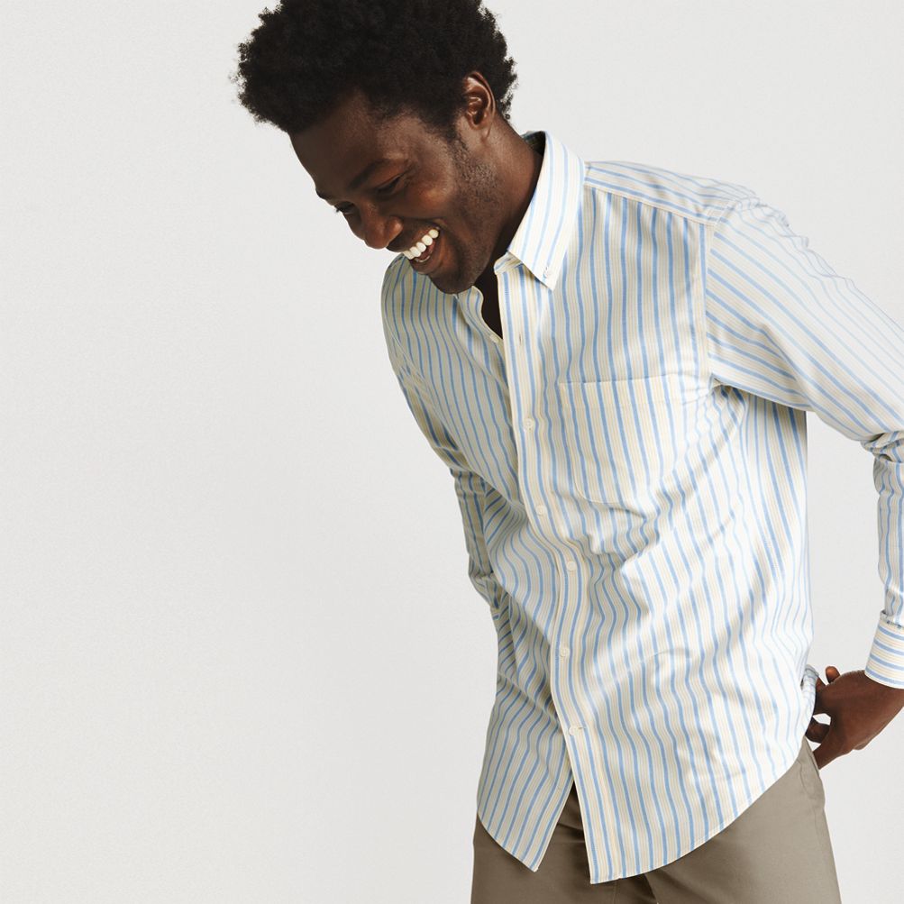 Lands end supima no iron oxford store