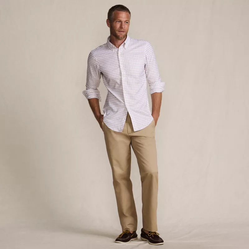 No Iron Supima Oxford Dress Shirt, alternative image