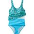Women's Chlorine Resistant One Piece Fauxkini Swimsuit, alternative image