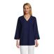 Women's Rayon 3/4 Sleeve V Neck Tunic Top, Front