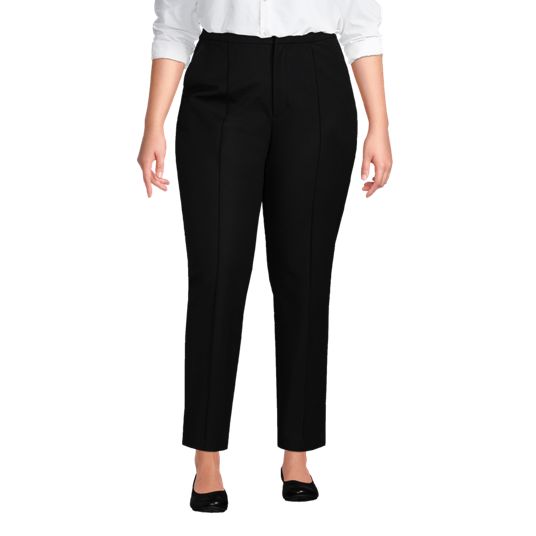 black dress pants plus size women Brand City Straight-Leg Plus Size Twill Pants for Women  Penningtons