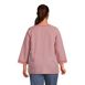 Women's Plus Size Rayon 3/4 Sleeve V Neck Tunic Top, Back