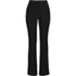 Women's Plus Size High Rise Bi Stretch Pintuck Boot Cut Pants, Front