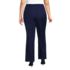 Women's Plus Size High Rise Bi Stretch Pintuck Boot Cut Pants, Back