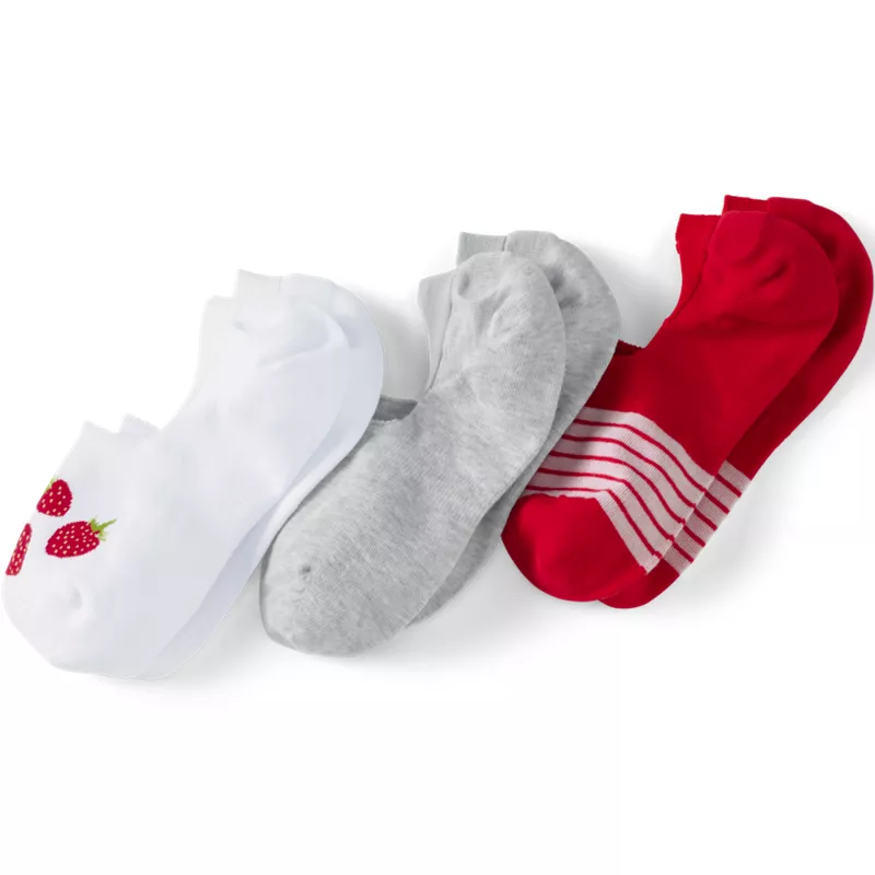 Women's 3-Pack No Show Socks, Front