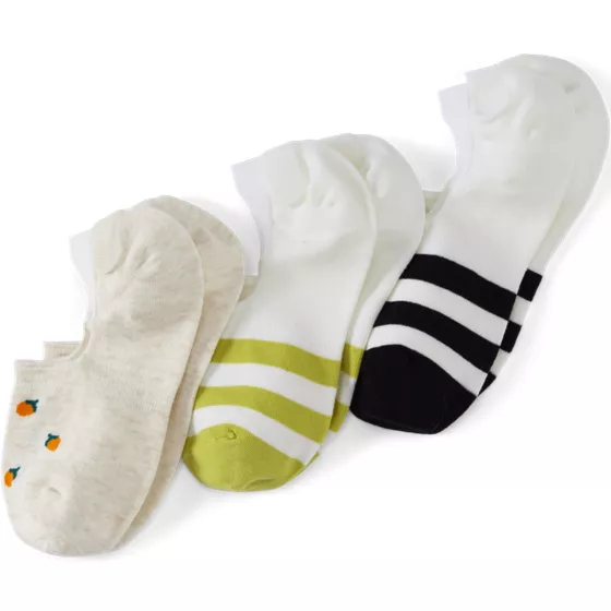 Women's 3-Pack No Show Socks - primary
