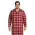 Blake Shelton x Lands' End Men's Big Poplin Pajama Shirt, Front