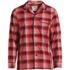 Blake Shelton x Lands' End Men's Big Poplin Pajama Shirt, Front