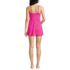 Women's D-Cup Chlorine Resistant Tulip Wrap Swim Dress One Piece Swimsuit, Back